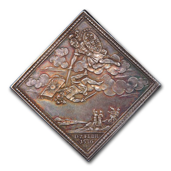 1706 Austria Silver Medal Klippe Joseph I AU-55 PCGS 1706 Austria Silver Medal Klippe Joseph I AU-55 PCGS